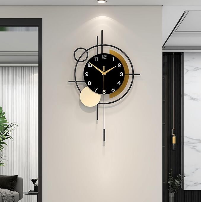 Wall Clock for Living Room Decor