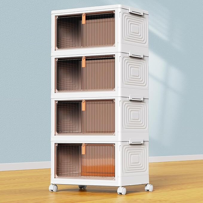 Stackable Storage Containers with Wheels