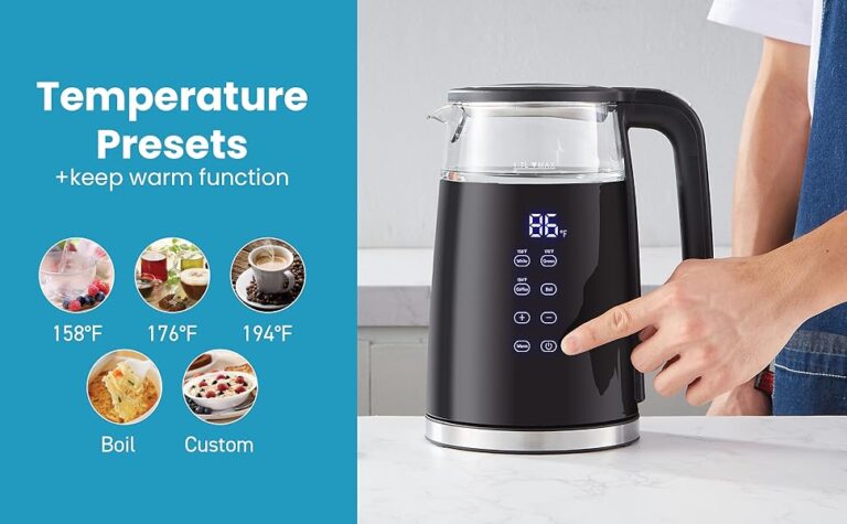 Dual Wall Cool Touch Electric Tea Kettle