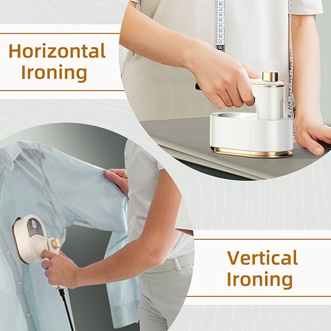 Mini Travel Steam Iron for Clothes with Dual Voltage