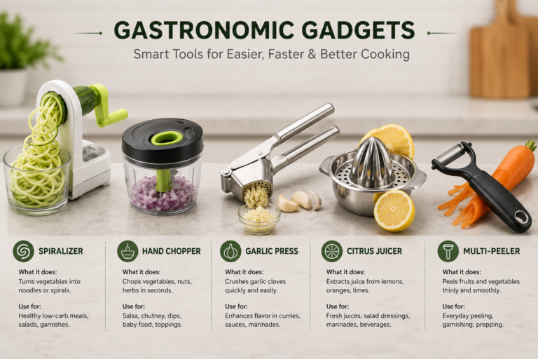 Gastronomic Gadgets – A Complete Guide to Modern Cooking Accessories and Smart Kitchen Solutions