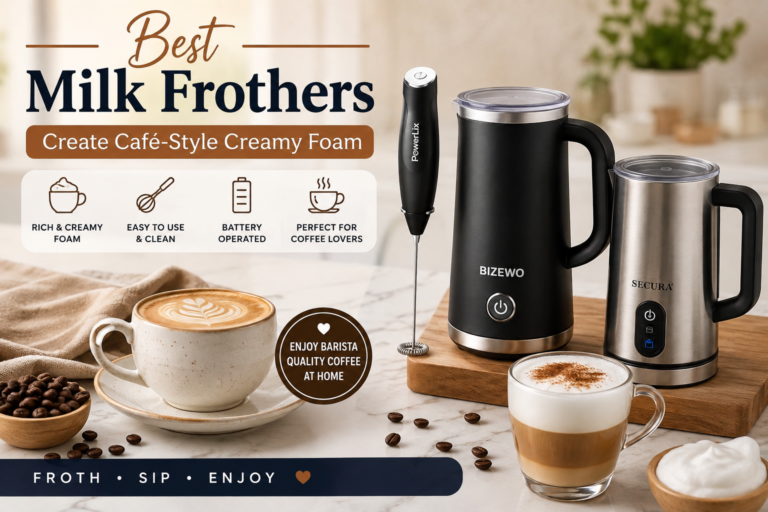 Best Milk Frothers – Create Café-Style Creamy Foam