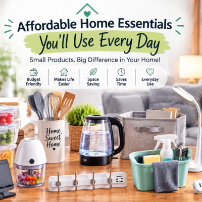Affordable Home Essentials You’ll Use Every Day – Small Upgrades, Big Difference
