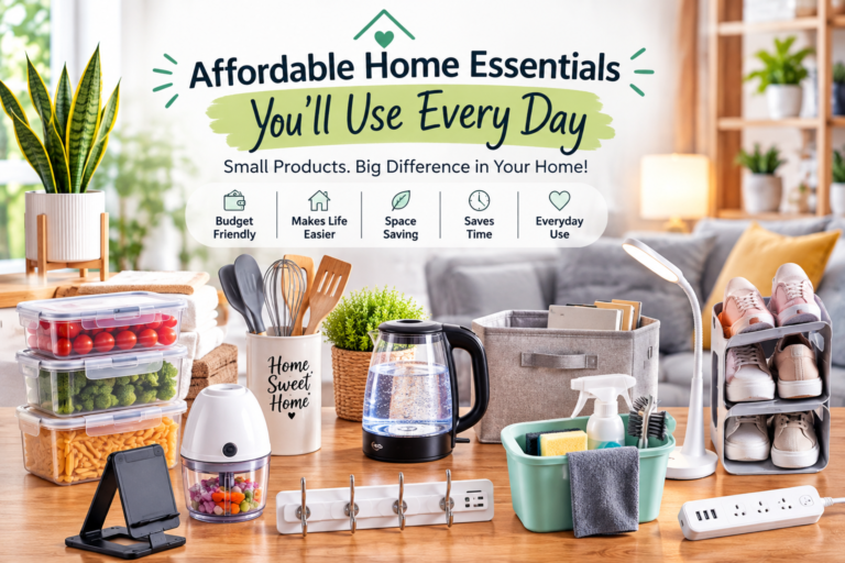 Affordable Home Essentials You’ll Use Every Day – Small Upgrades, Big Difference