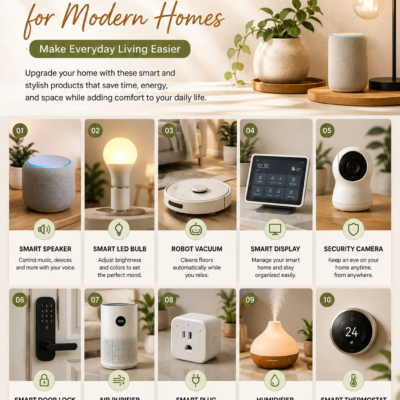 10 Smart Products for Modern Homes – Make Everyday Living Easier