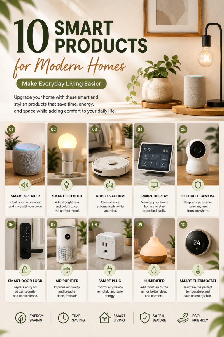10 Smart Products for Modern Homes – Make Everyday Living Easier