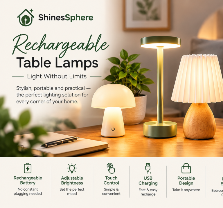 Rechargeable Table Lamps